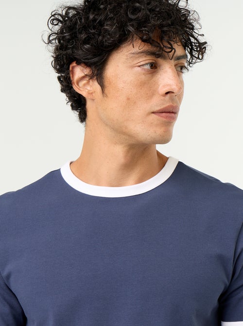 T-shirt Homme en coton à col rond - Kiabi T-shirt Homme en coton à col rond - Kiabi