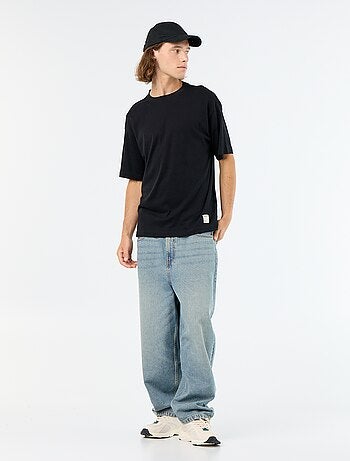 T-shirt homme en coton à col rond