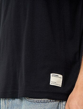 T-shirt homme en coton à col rond