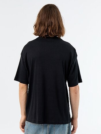 T-shirt homme en coton à col rond