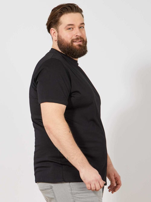 T-shirt homme en coton à col rond - Kiabi