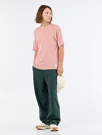 T-shirt homme en coton à col rond