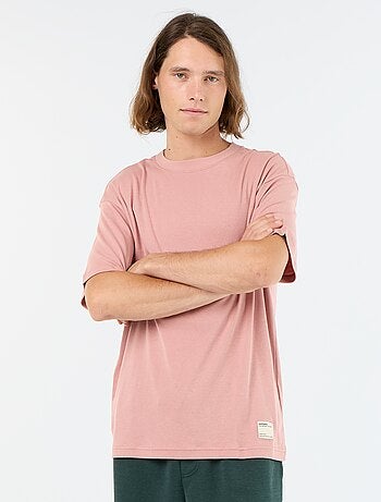 T-shirt homme en coton à col rond