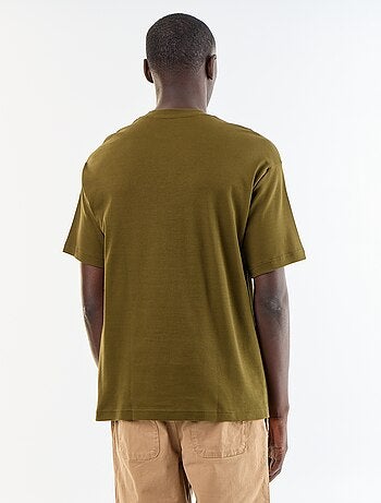T-shirt homme en coton à col rond