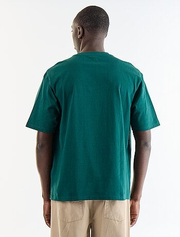 T-shirt homme en coton à col rond