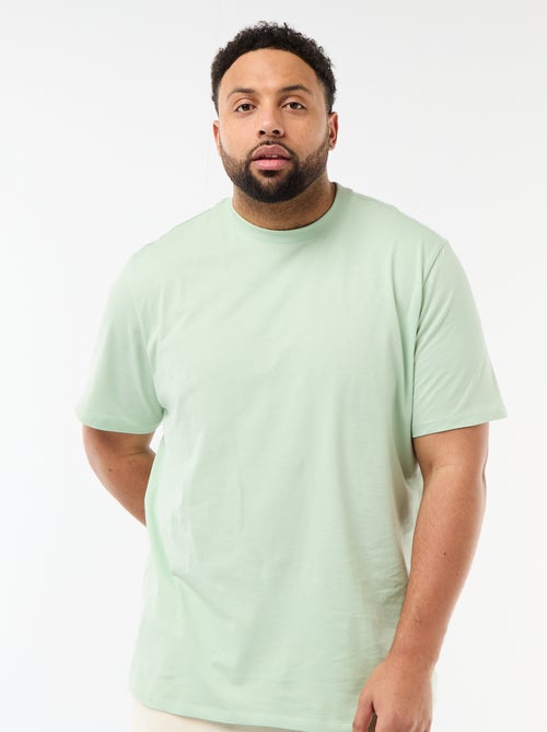T-shirt homme en coton à col rond - Kiabi T-shirt homme en coton à col rond - Kiabi