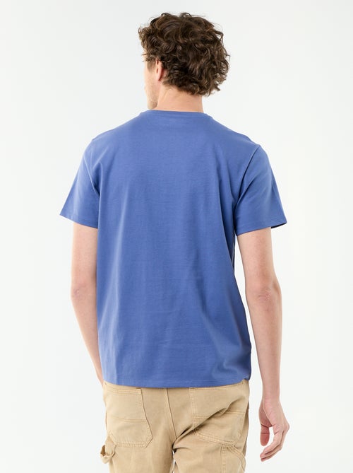 T-shirt homme en coton uni à col rond - Kiabi T-shirt homme en coton uni à col rond - Kiabi