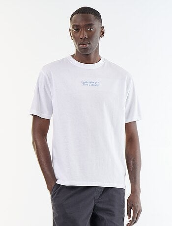 T-shirt homme en jersey à col rond