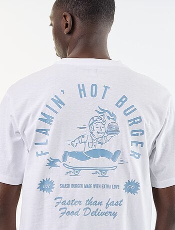 T-shirt homme en jersey à col rond
