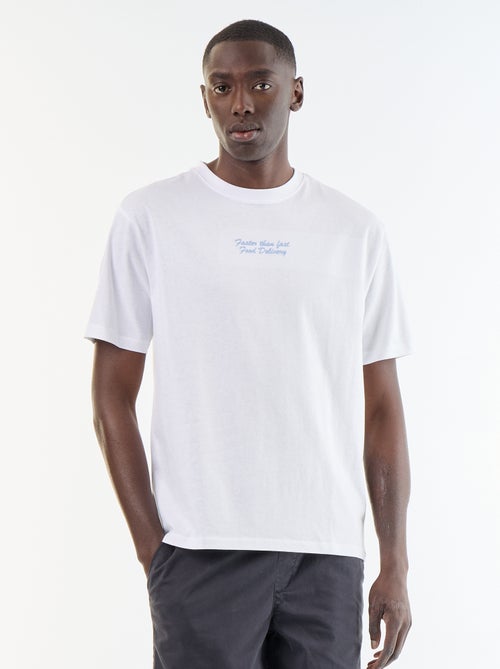 T-shirt homme en jersey à col rond - Kiabi T-shirt homme en jersey à col rond - Kiabi