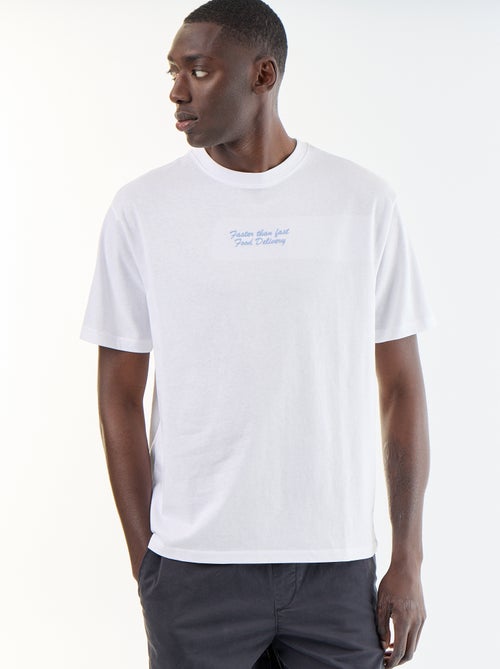 T-shirt homme en jersey à col rond - Kiabi T-shirt homme en jersey à col rond - Kiabi