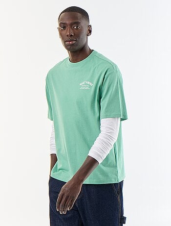 T-shirt homme en jersey à col rond