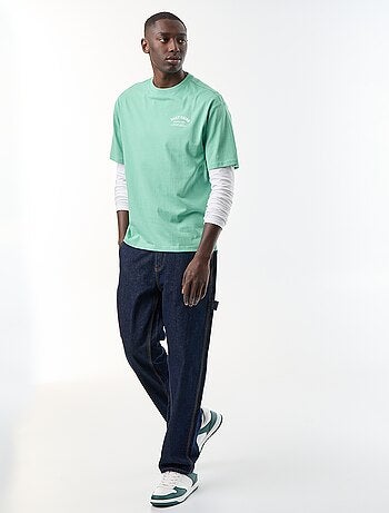 T-shirt homme en jersey à col rond
