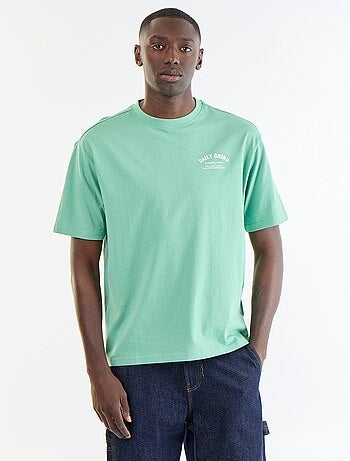 T-shirt homme en jersey à col rond
