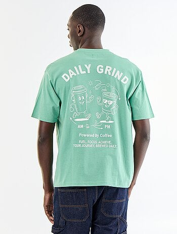 T-shirt homme en jersey à col rond