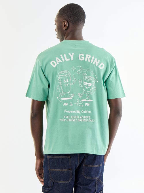 T-shirt homme en jersey à col rond - Kiabi