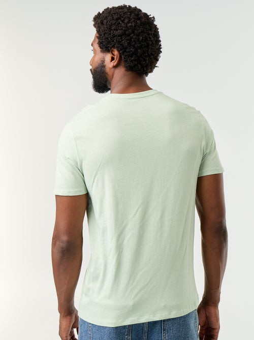 T-shirt homme en jersey à col rond - Kiabi