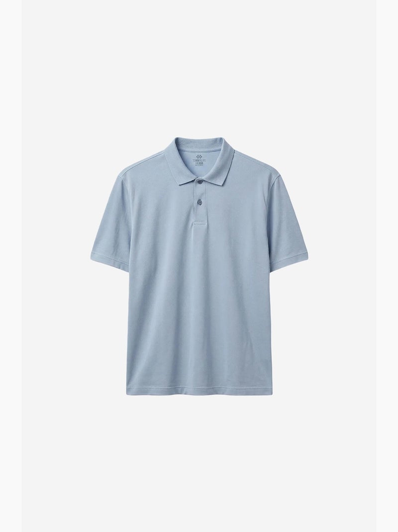 T-shirt homme en mélange de coton tommy Bleu ciel - Kiabi