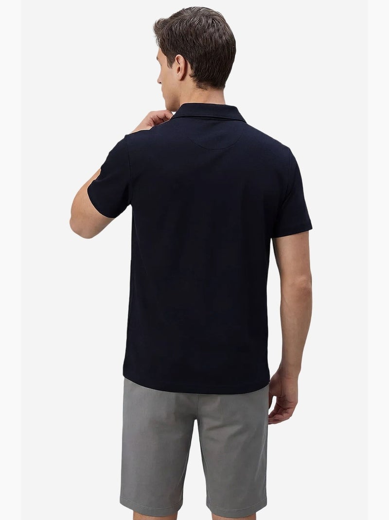 T-shirt homme en mélange de viscose tommy Bleu marine - Kiabi
