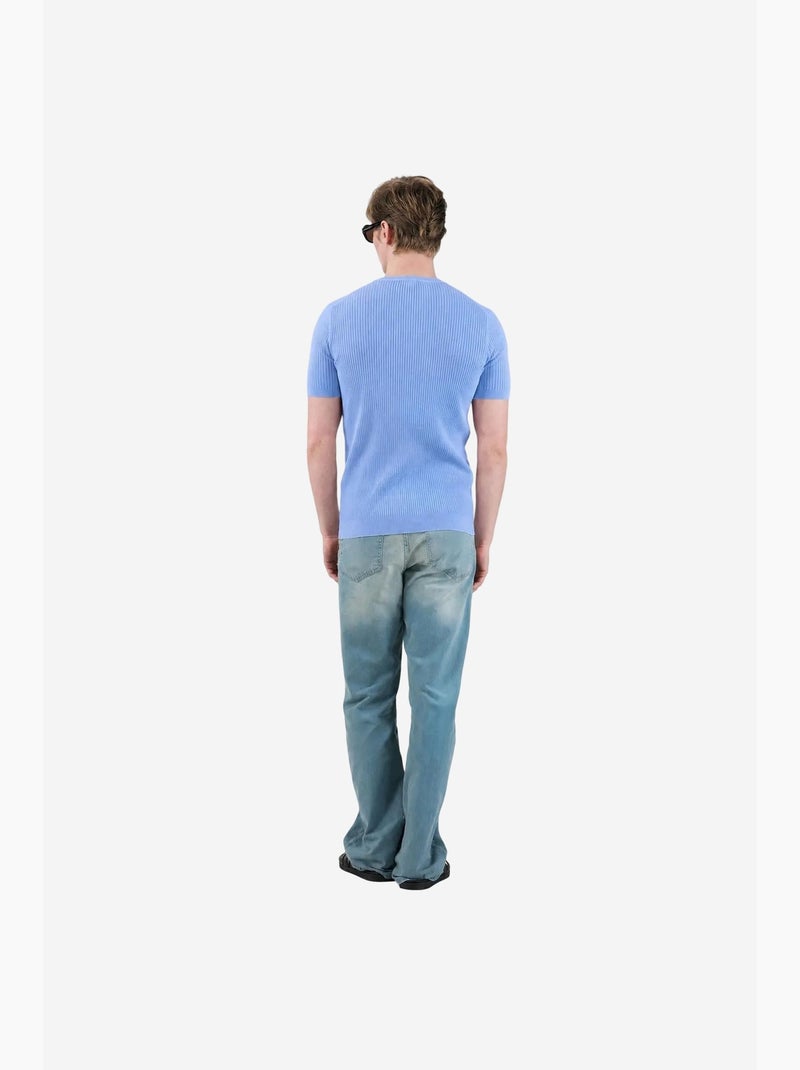 T-shirt homme giesto Bleu ciel - Kiabi