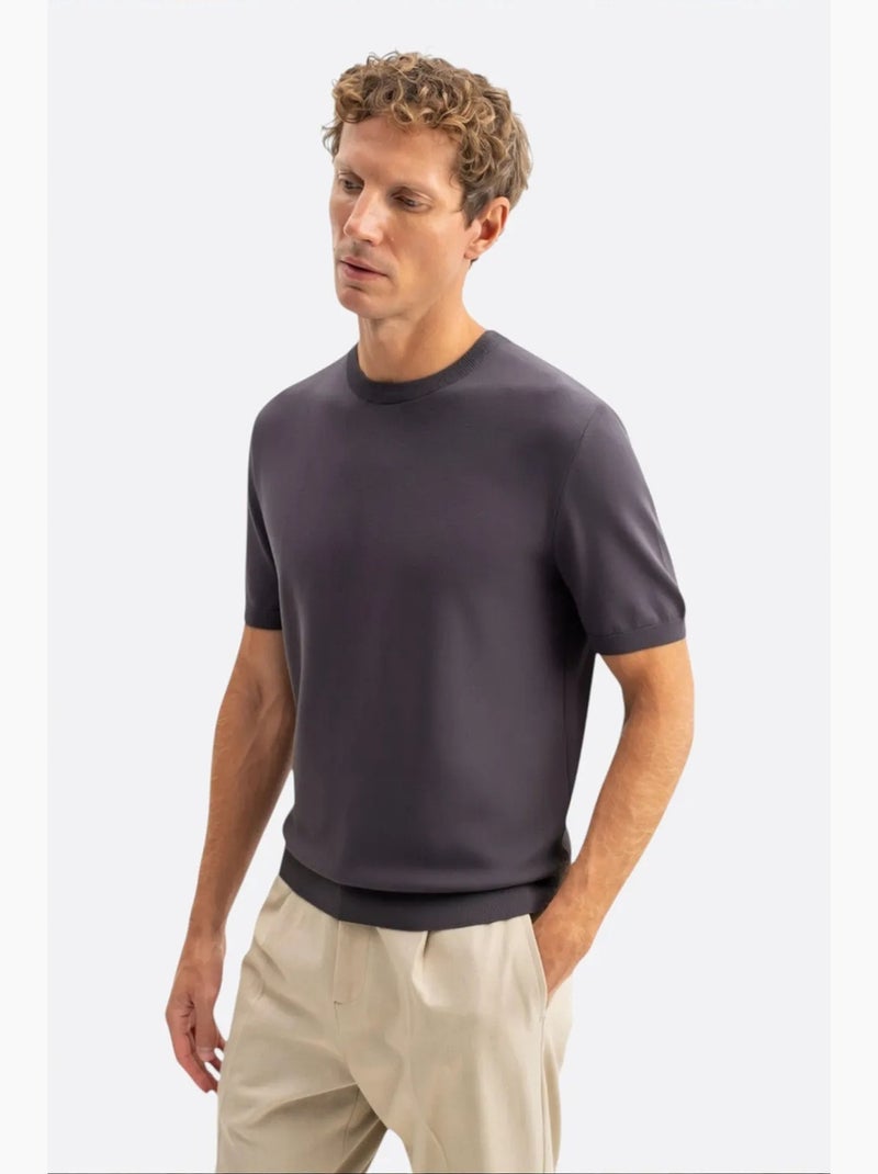 T-shirt homme giesto Gris Noir - Kiabi