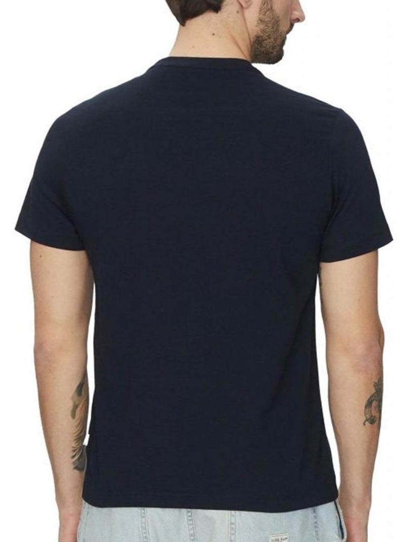 T-shirt homme guess Bleu marine - Kiabi