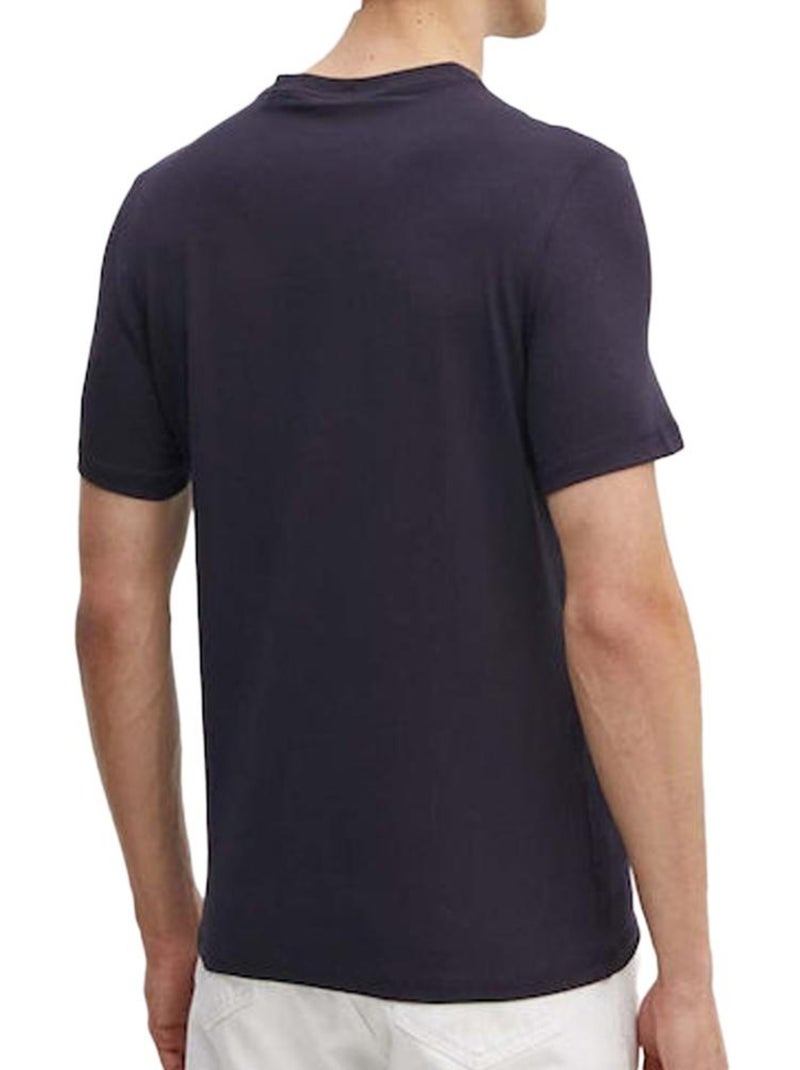 T-shirt homme guess Bleu marine - Kiabi
