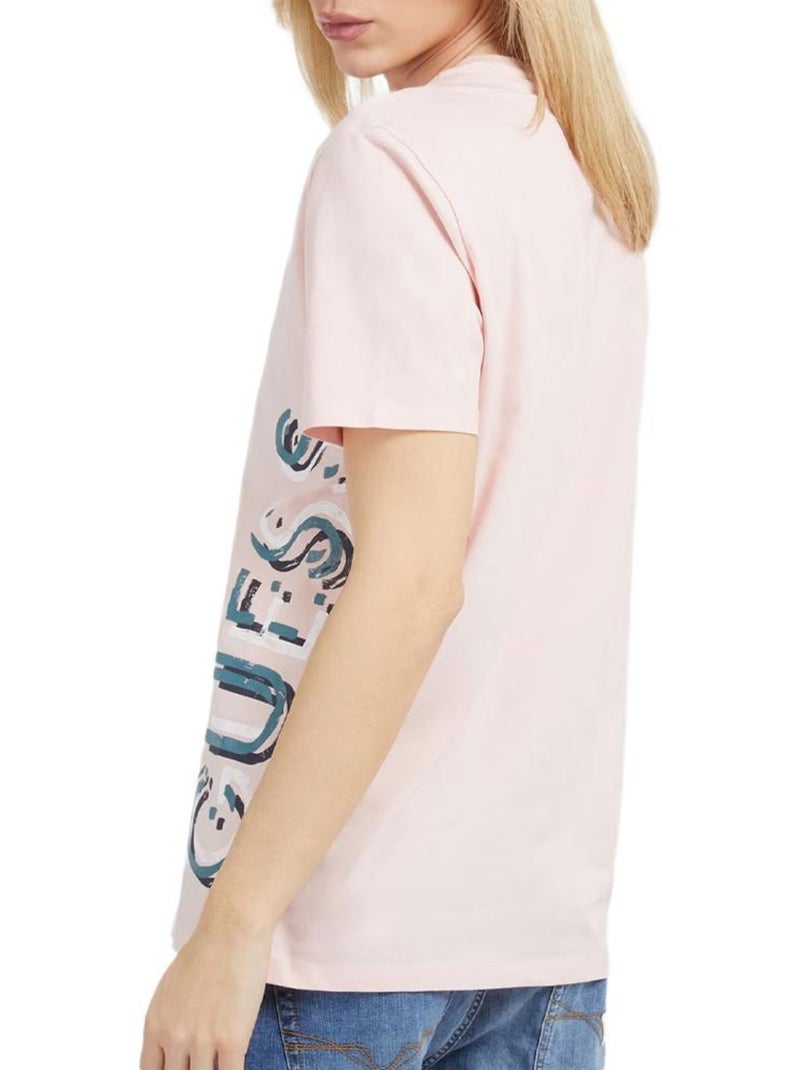 T-shirt homme guess Rose - Kiabi