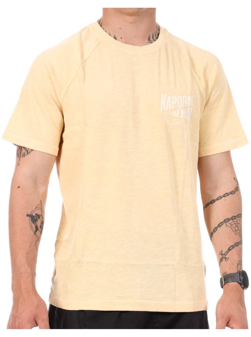 T-Shirt Homme Kaporal Jaune - Kiabi
