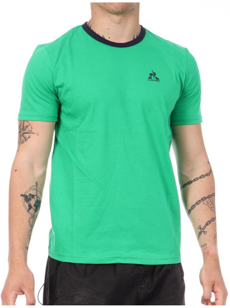 T-Shirt Homme Le Coq Sportif Vert - Kiabi