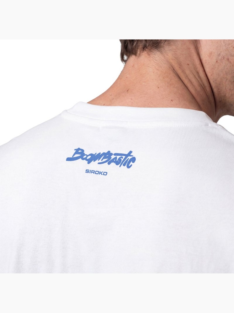 T-shirt homme manches courtes boombastic homme bbc memories Blanc - Kiabi