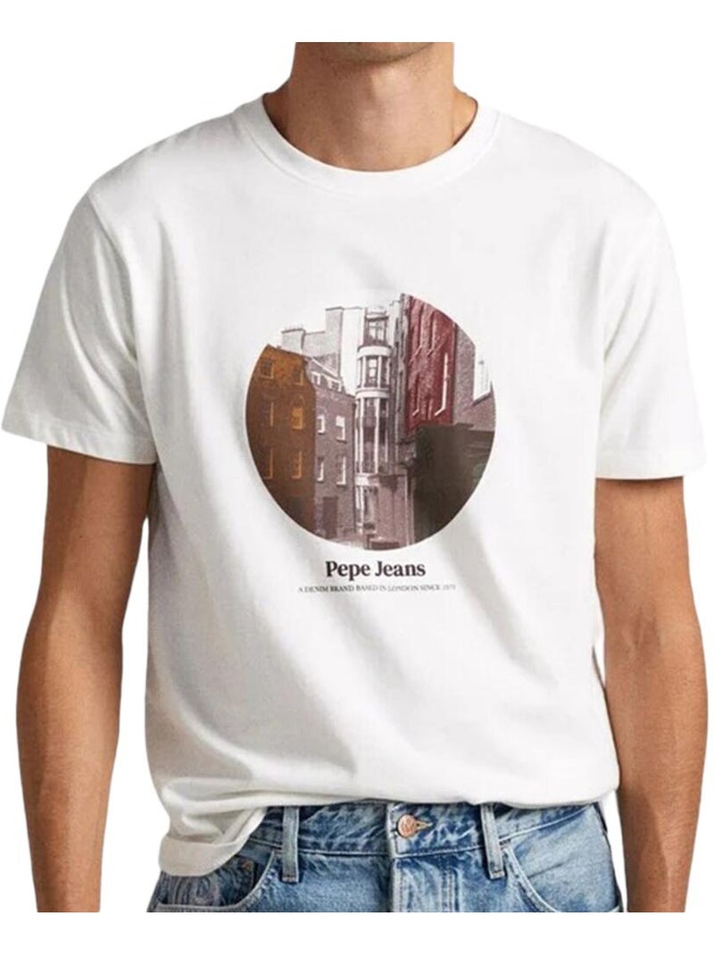 T-shirt Homme Pepe jeans Blanc - Kiabi