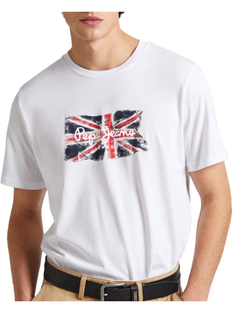 T-shirt Homme Pepe Jeans Blanc - Kiabi