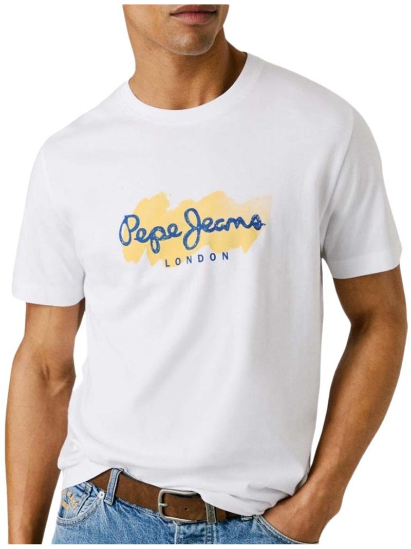 T-shirt Homme Pepe jeans Blanc - Kiabi