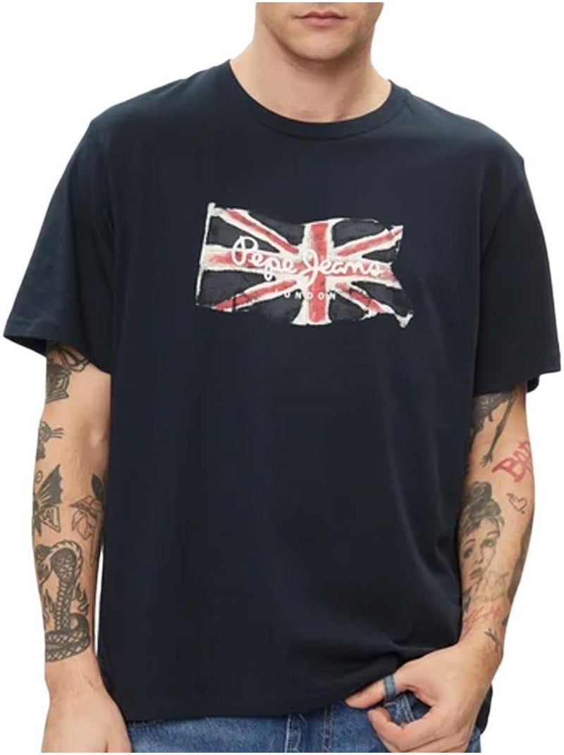 T-shirt Homme Pepe Jeans Bleu marine - Kiabi