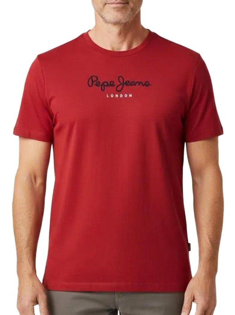 T-Shirt Homme Pepe jeans Bordeaux - Kiabi