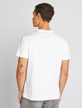 T-shirt homme en coton bio ? col rond