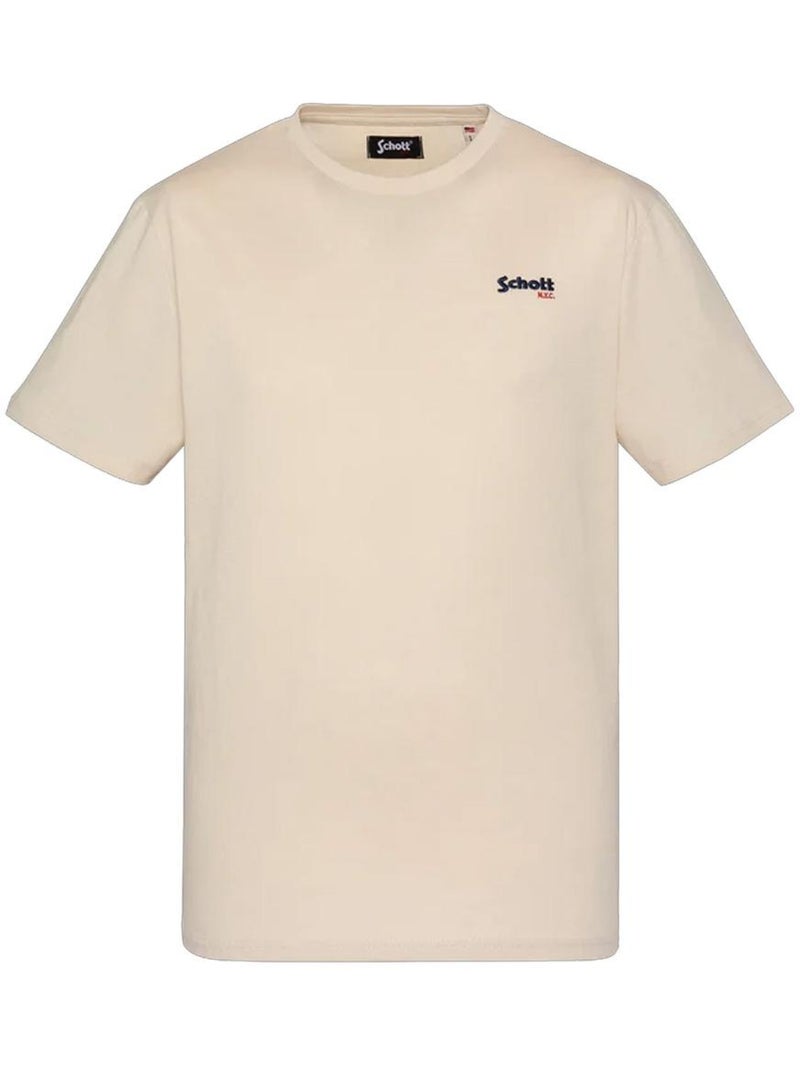 T-shirt Homme Schott Beige - Kiabi