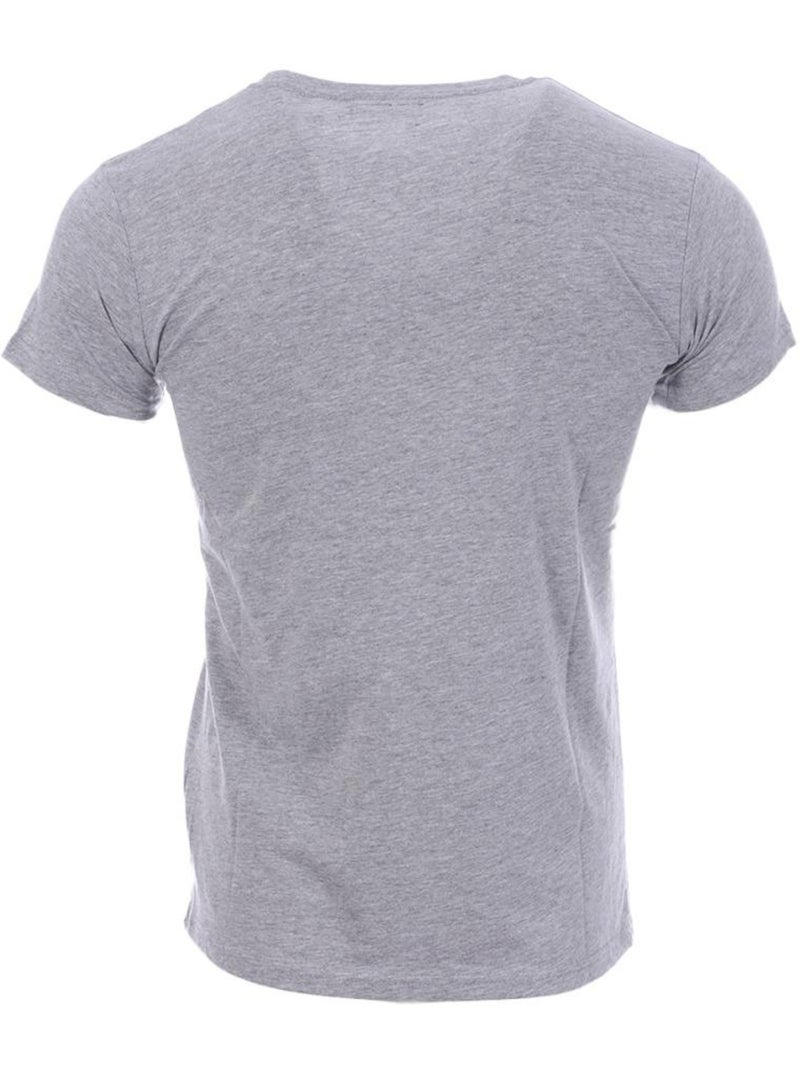 T-shirt homme Schott NYC brodé Gris Argenté - Kiabi