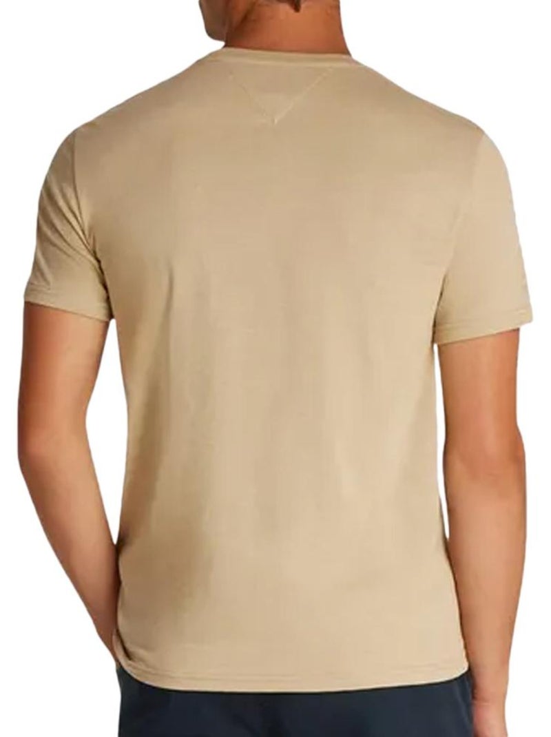 T-shirt homme tommy hilfiger Beige - Kiabi