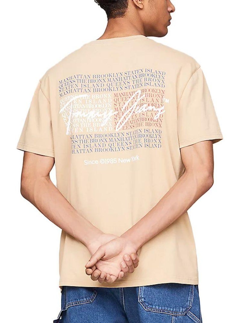 T-shirt Homme Tommy Hilfiger Beige - Kiabi
