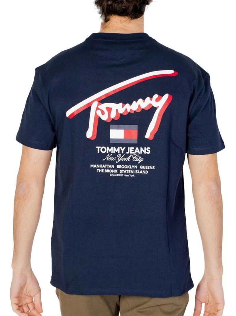 T-shirt Homme Tommy Hilfiger Bleu marine - Kiabi