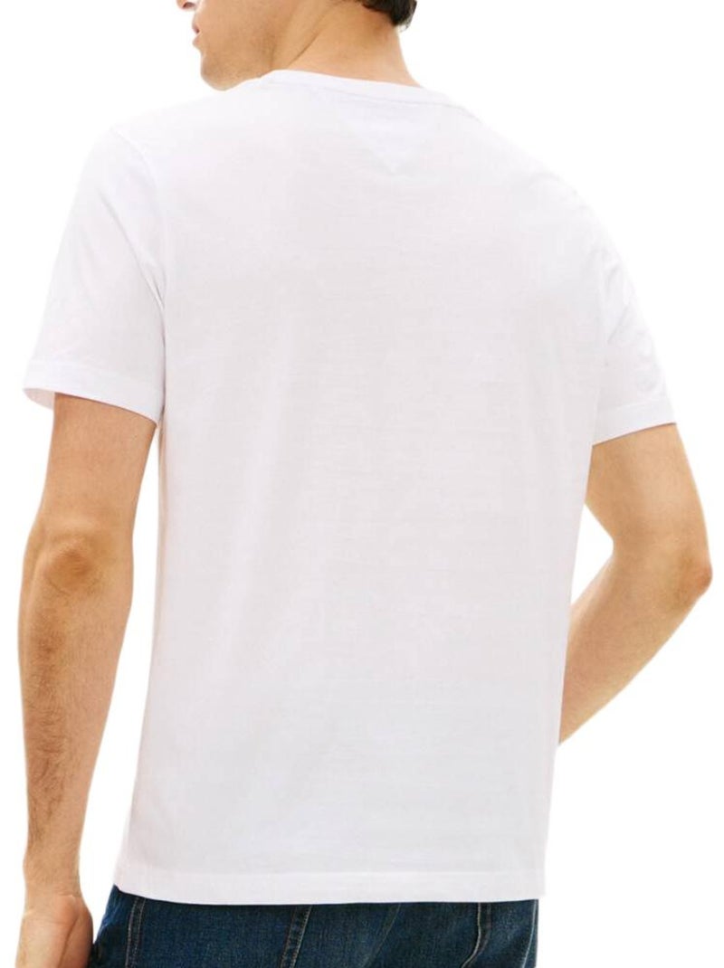 T-shirt homme tommy hilfiger brand Blanc - Kiabi