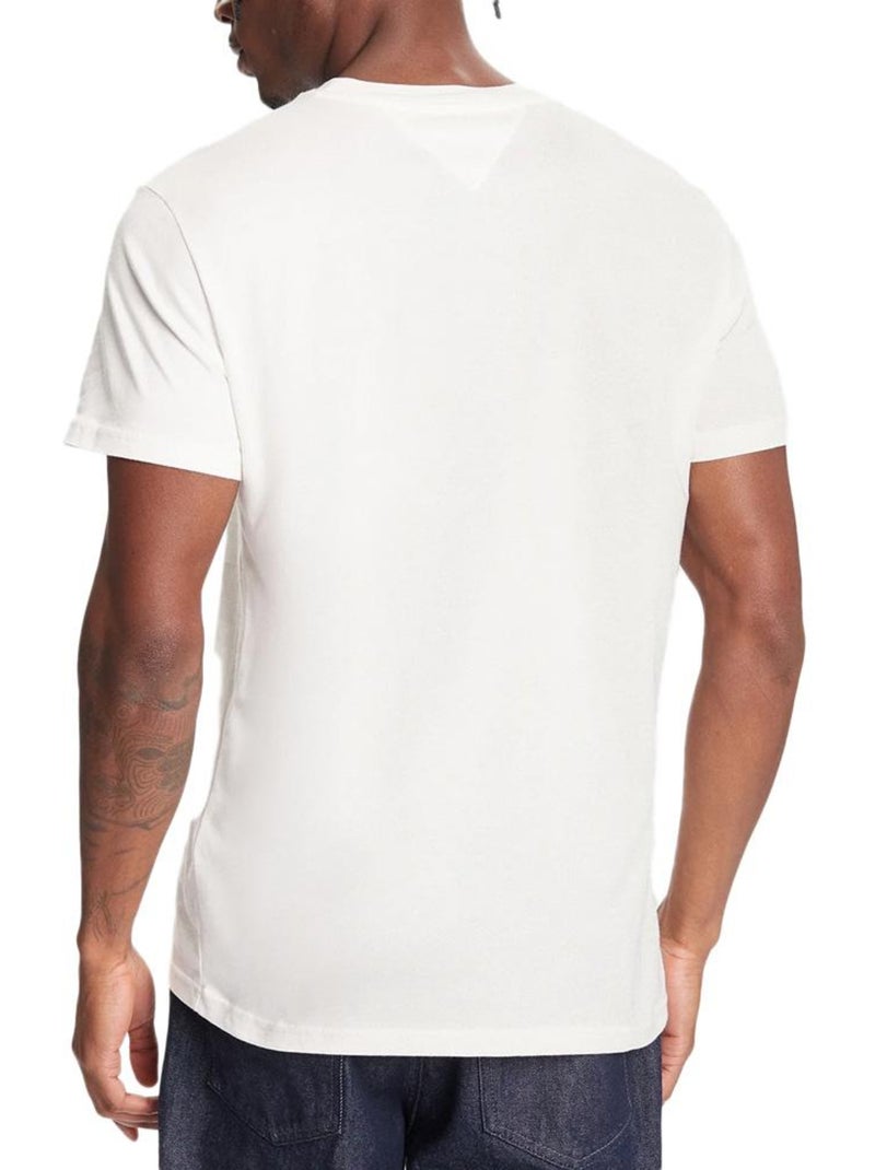 T-shirt Homme Tommy Hilfiger Ecru - Kiabi