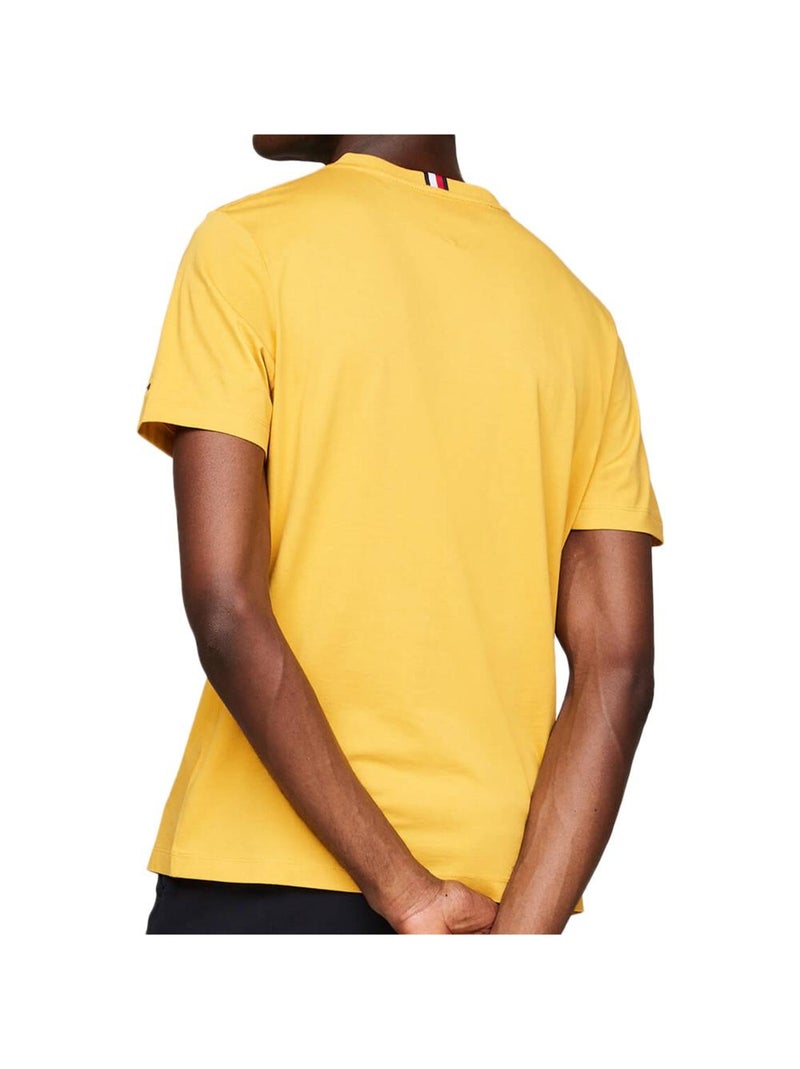 T-shirt Homme Tommy Hilfiger Jaune - Kiabi