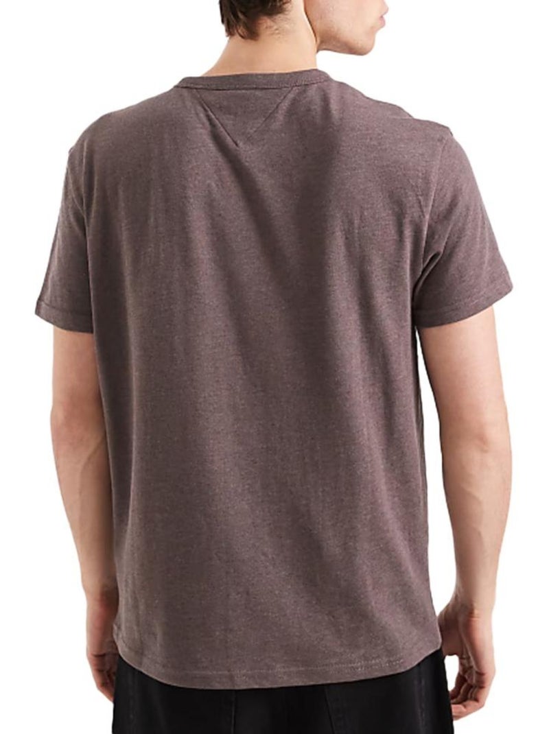 T-shirt Homme Tommy Hilfiger Marron cappuccino - Kiabi