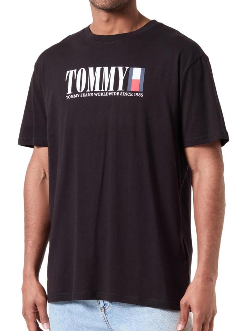 T-shirt Homme Tommy Hilfiger Noir - Kiabi