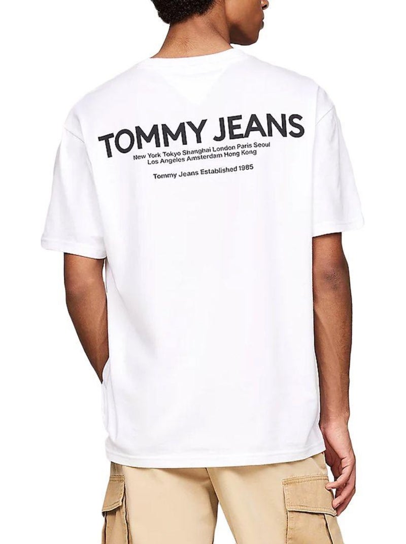 T-shirt Homme Tommy Hilfiger Pri Blanc - Kiabi