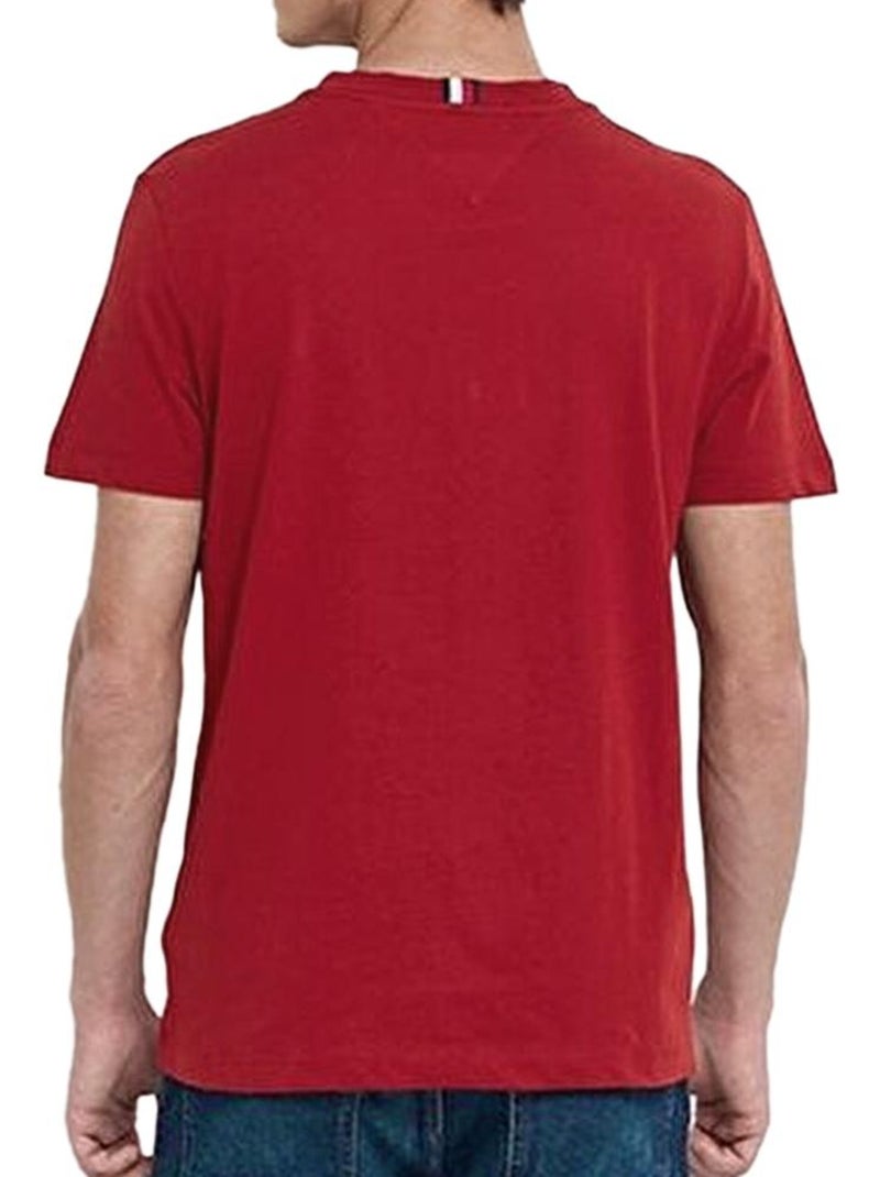 T-shirt Homme Tommy Hilfiger Rouge - Kiabi