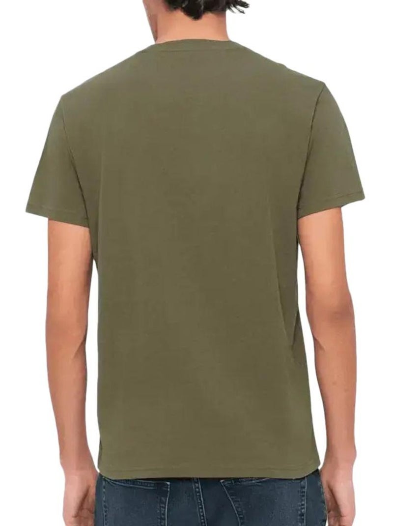 T-shirt Homme Tommy Hilfiger Vert kaki clair - Kiabi